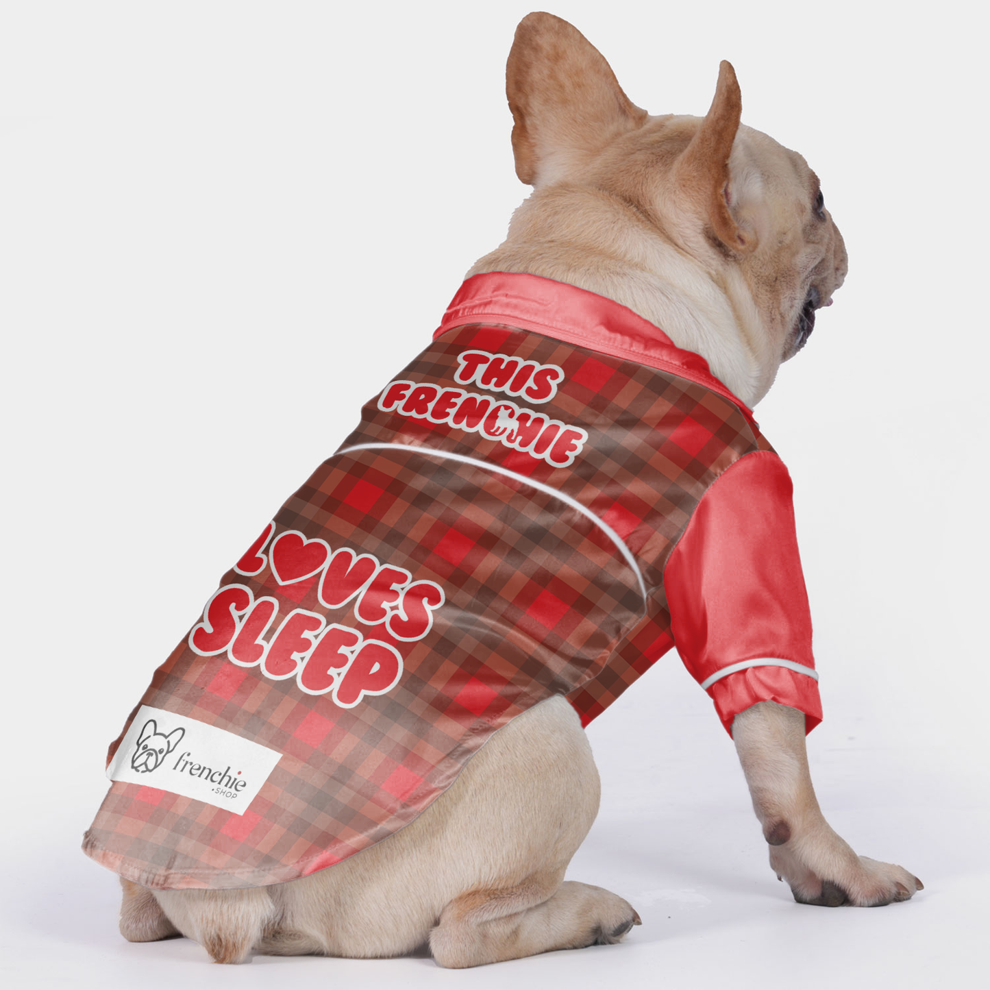 This frenchie loves sleep - Pajamas for French bulldog