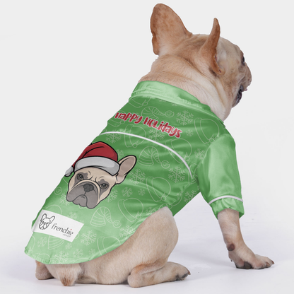 Happy Holidays - Pajamas for French bulldog