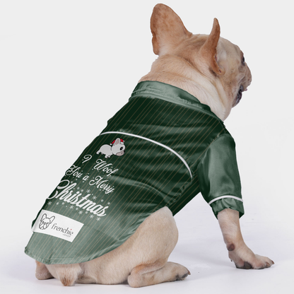 I Woof You a Merry Christmas - Pajamas for French bulldog