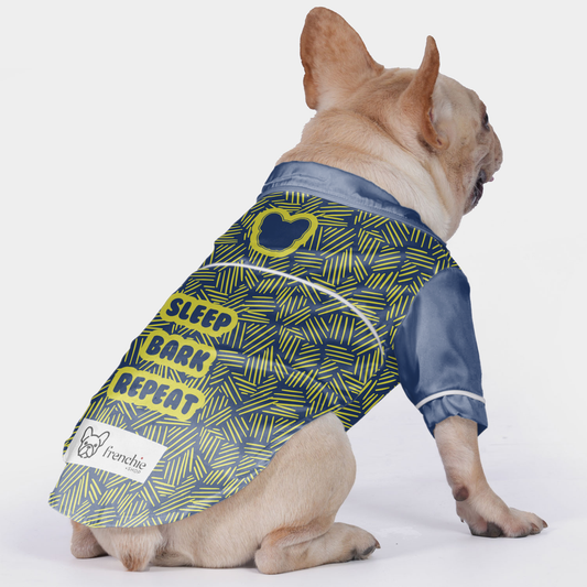 Sleep, bark, repeat- Pajamas for French bulldog