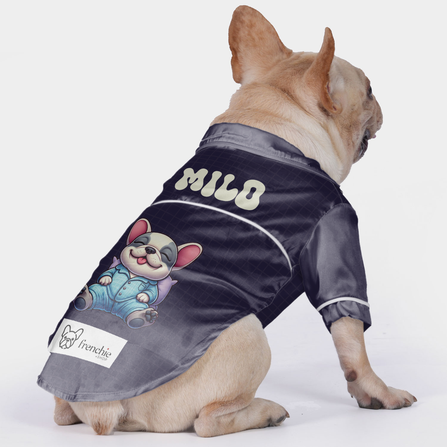 Personalized French Bulldog Pajamas with Your Frenchie's Name