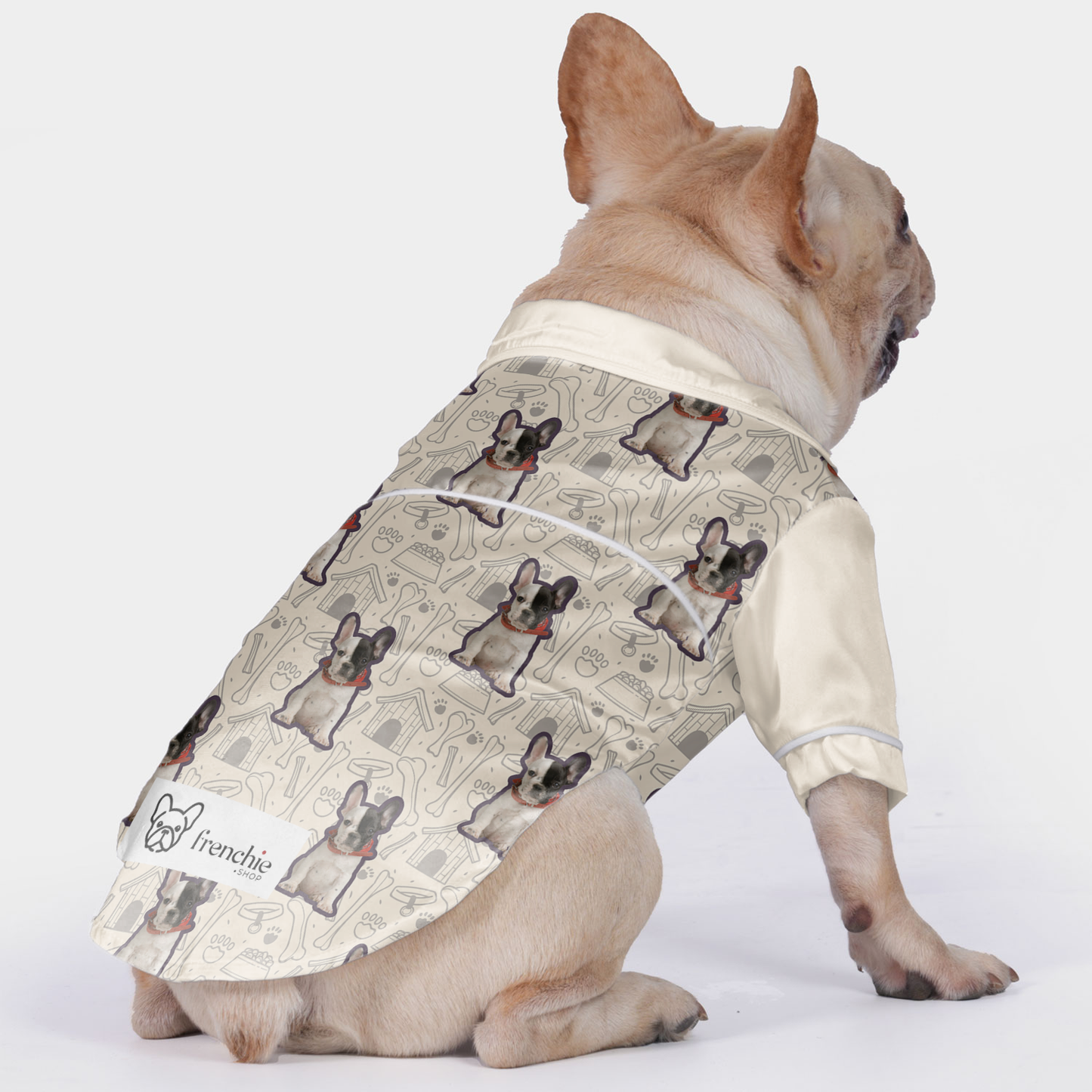 French Bulldog Pajamas Designed with Your Frenchie's Image