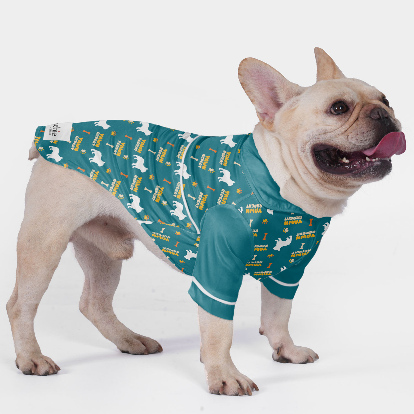 Yawn,Repeat - Pajamas for French bulldog