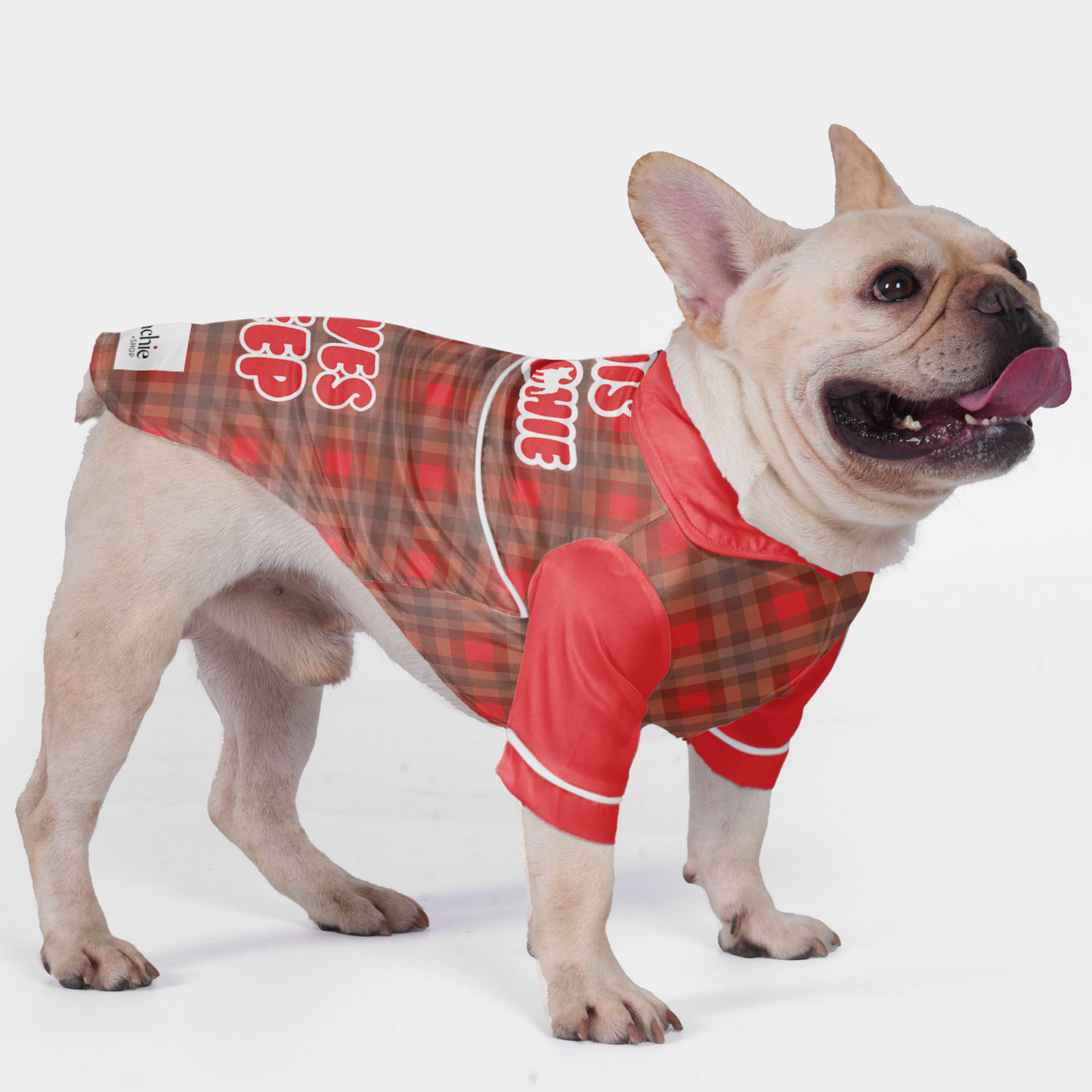 This frenchie loves sleep - Pajamas for French bulldog