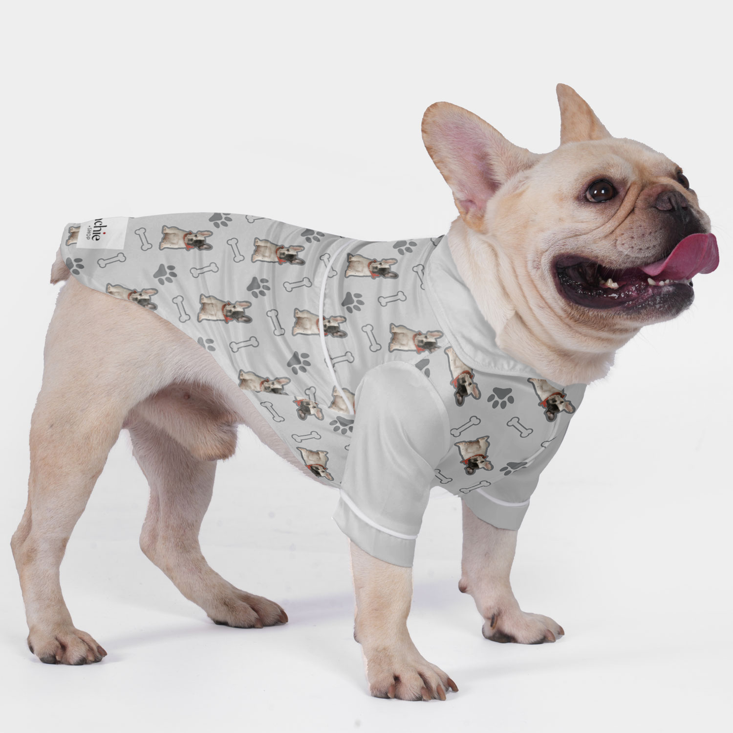 Personalized French Bulldog Pajamas with Your Frenchie's Image