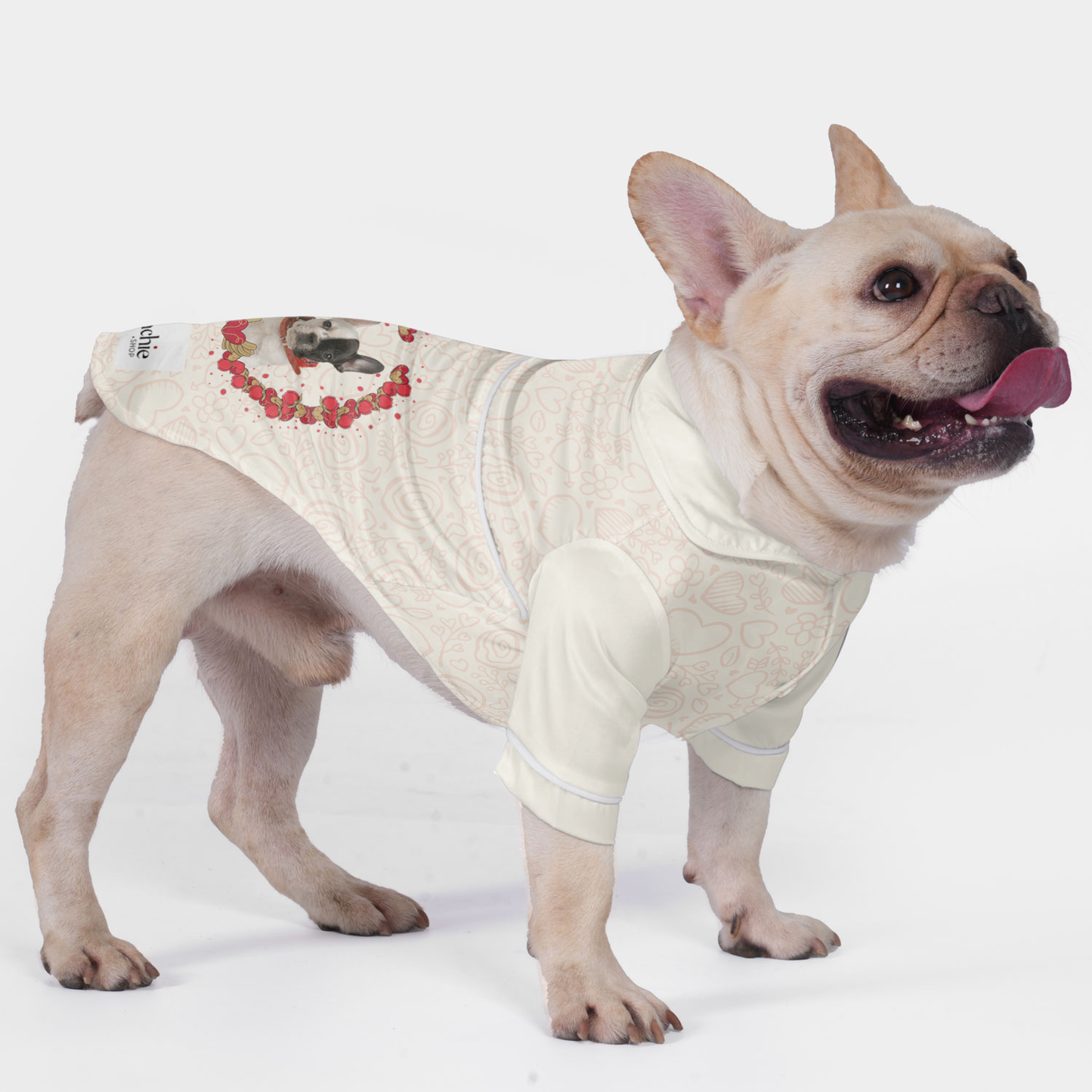 Custom French Bulldog Pajamas with Your Frenchie's Photo