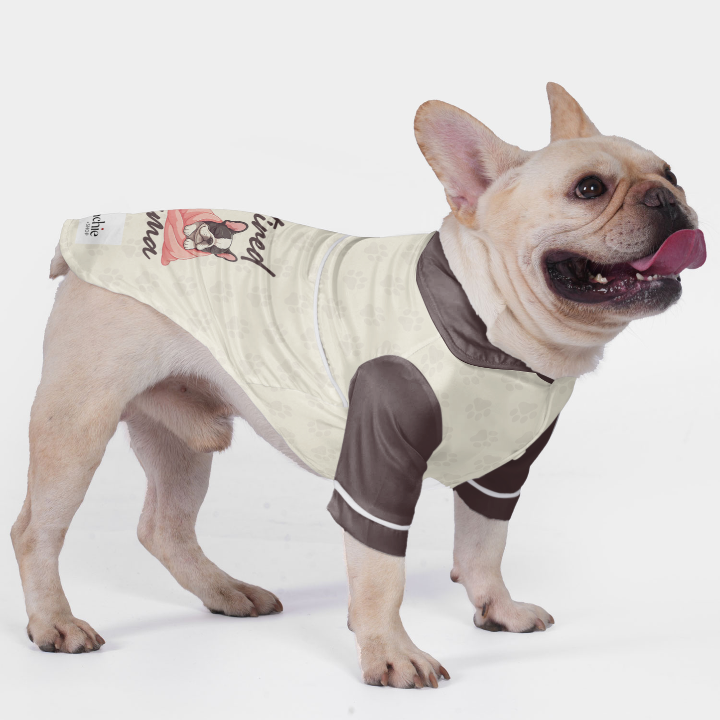 Too tired for drama - Pajamas for French bulldog