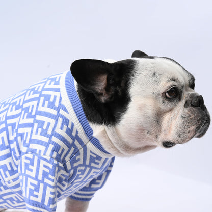 Frenchie Luxury Sweater – High Stretch Winter Dog Clothing for Bulldogs