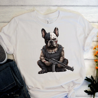 Frenchie Fever Short-Sleeve Unisex T-Shirt - Your Perfect Pick for Canine Couture