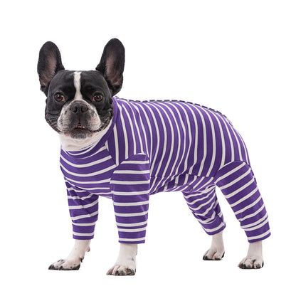 StripeNap-French-Bulldog-Pajamas-Stylish-and-Snug-Striped-Sleepwear-www.frenchie.shop