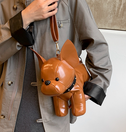 Frenchie Shape Crossbody Bag for Women