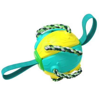 Interactive Frenchie Soccer Ball With Tabs Inflated Training Toy - French Bulldog Shop