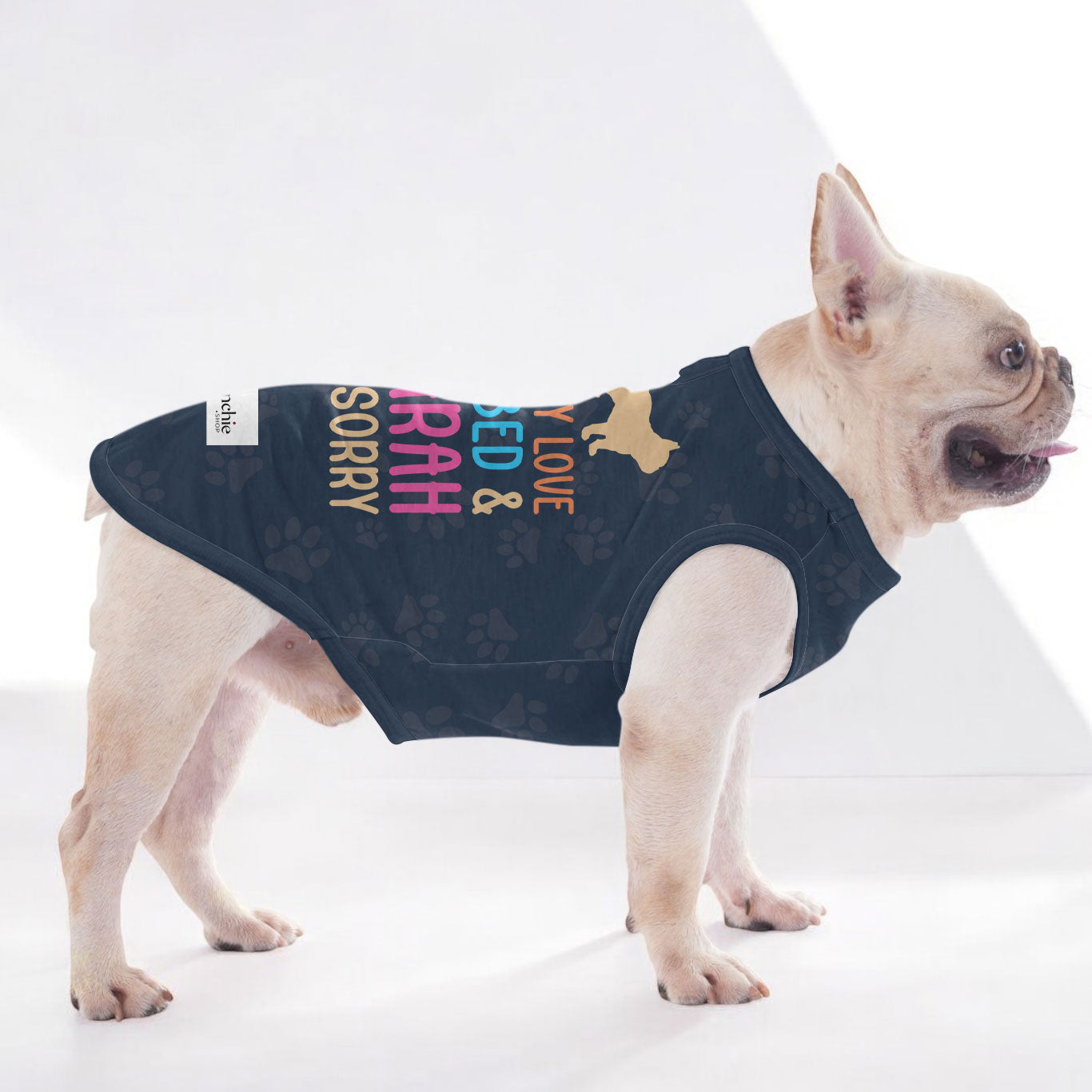 Personalized Shirt for Frenchies with the Owner's Name – Frenchie Shop Original