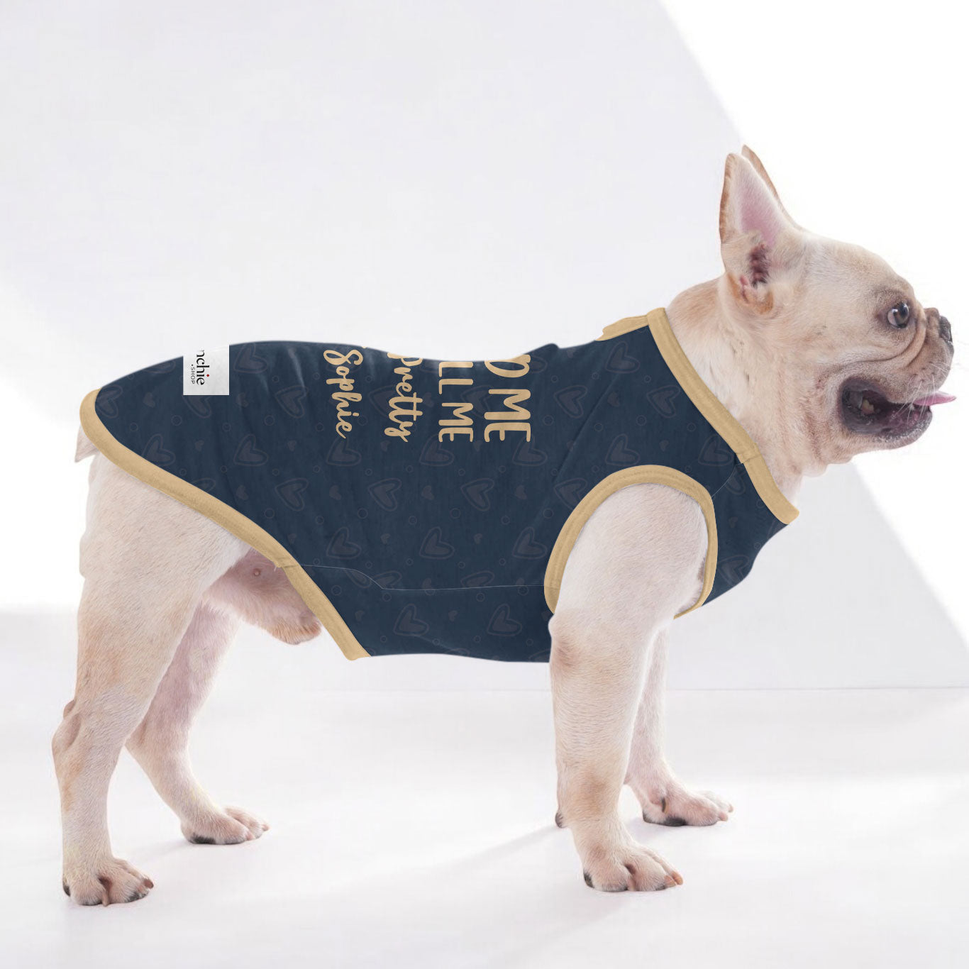 Personalized Shirt for Frenchies with Your Pup’s Name - Frenchie Shop Original