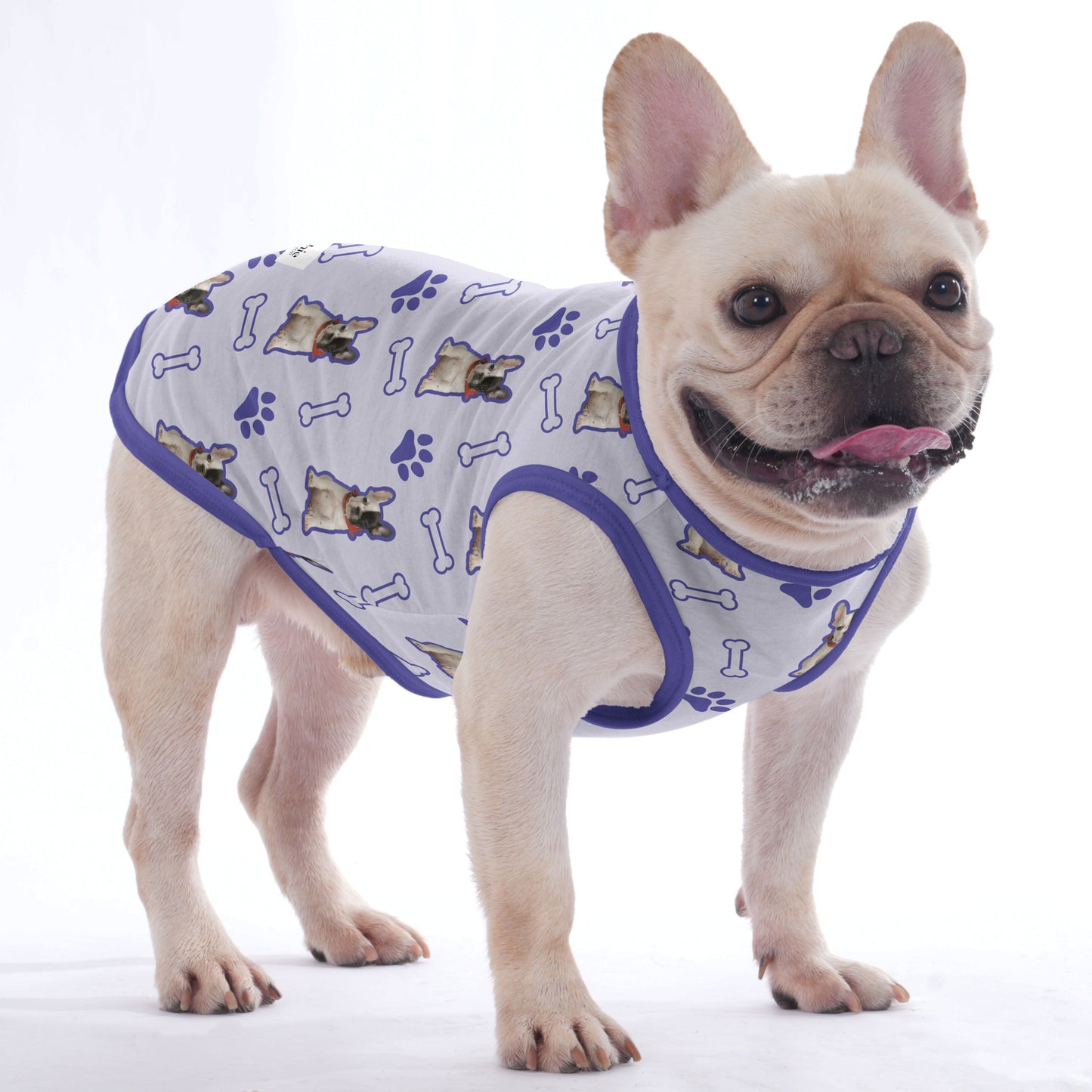 Personalized Shirt for Frenchies with Your Pup’s Image - Frenchie Shop Original