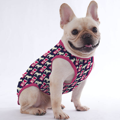 Pink love - Shirt for Frenchies - Frenchie Shop Original