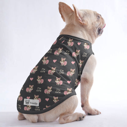 Checkers  -  Shirt for Frenchies - Frenchie Shop Original