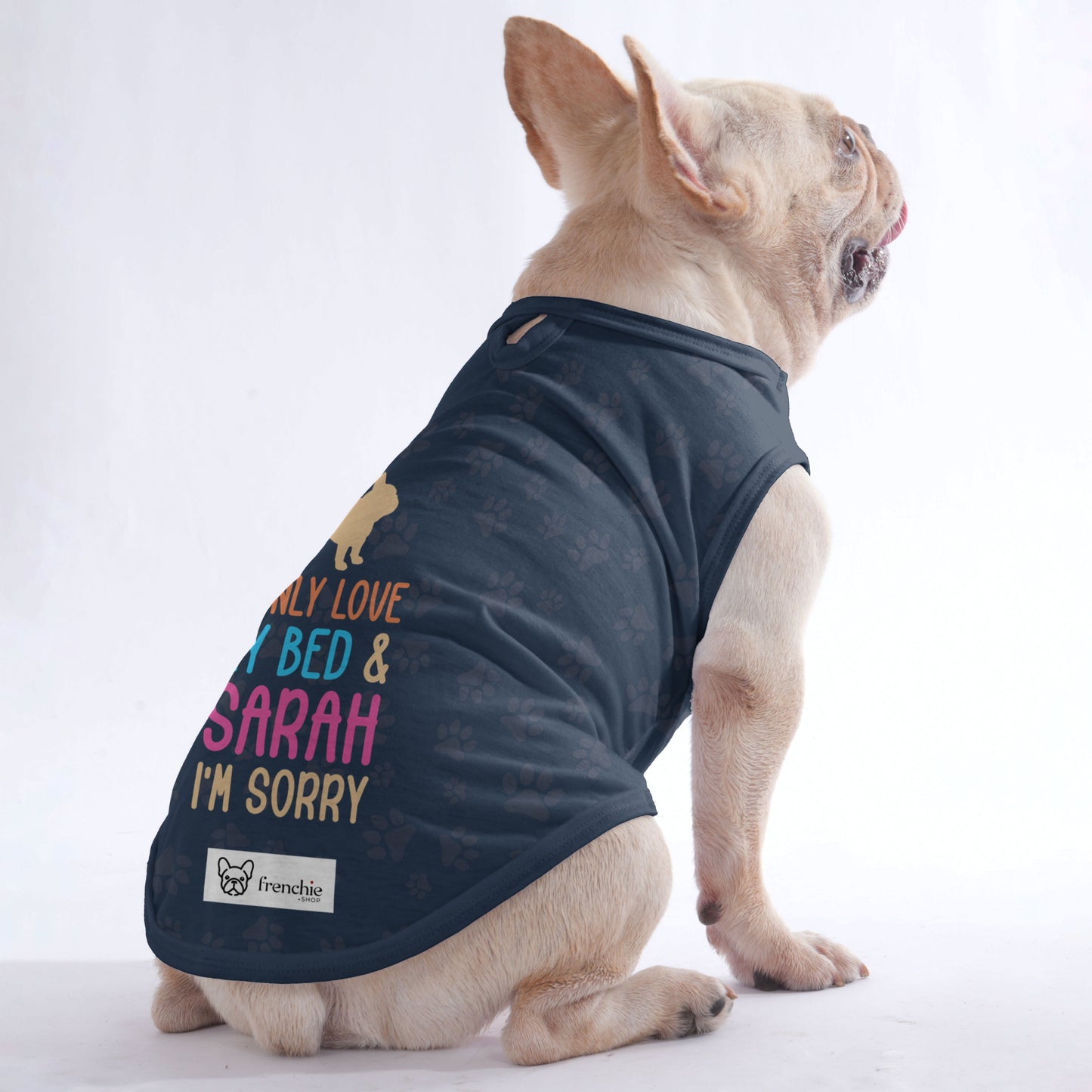 Personalized Shirt for Frenchies with the Owner's Name – Frenchie Shop Original