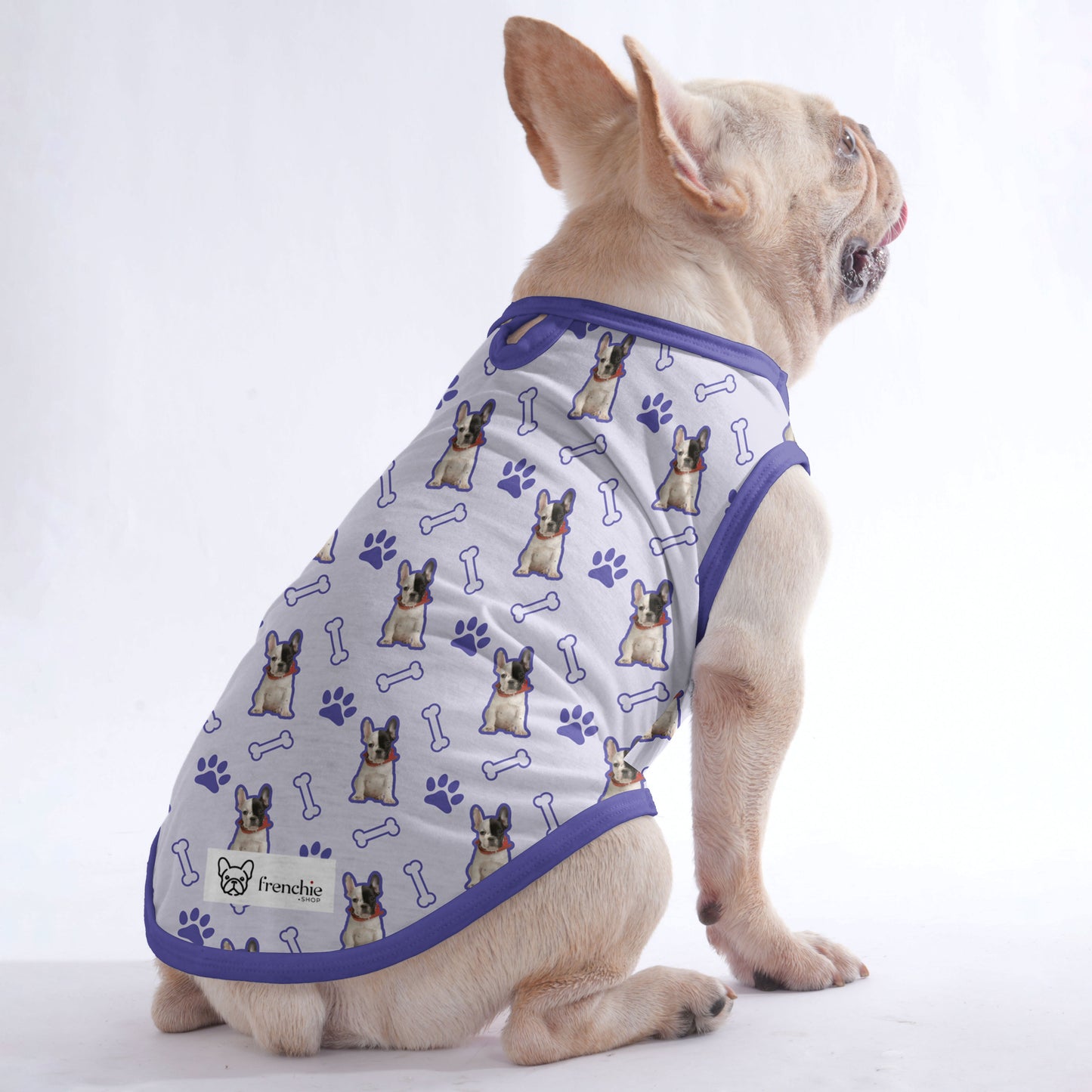 Personalized Shirt for Frenchies with Your Pup’s Image - Frenchie Shop Original