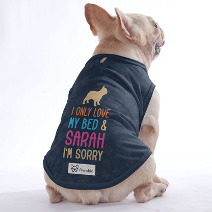 Personalized Shirt for Frenchies with the Owner's Name – Frenchie Shop Original