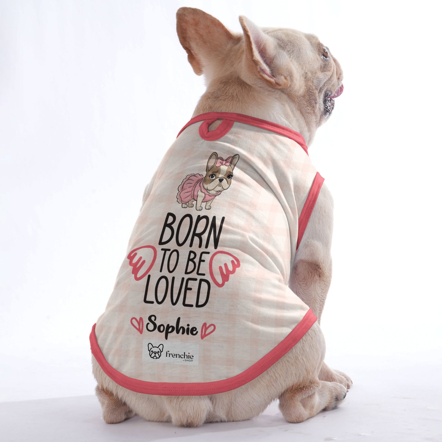 Personalized Shirt for Frenchies with Your Pup’s Name - Frenchie Shop Original