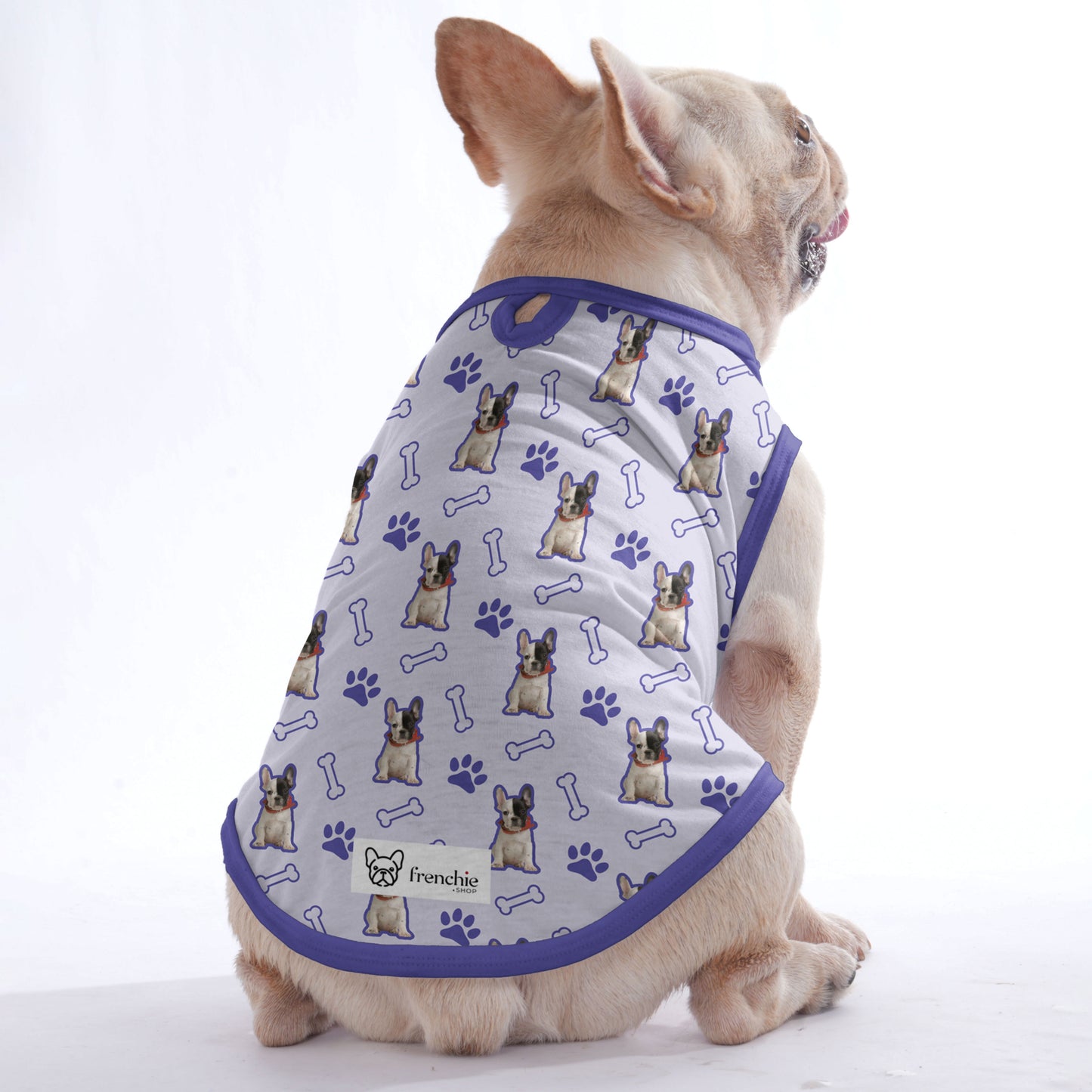 Personalized Shirt for Frenchies with Your Pup’s Image - Frenchie Shop Original