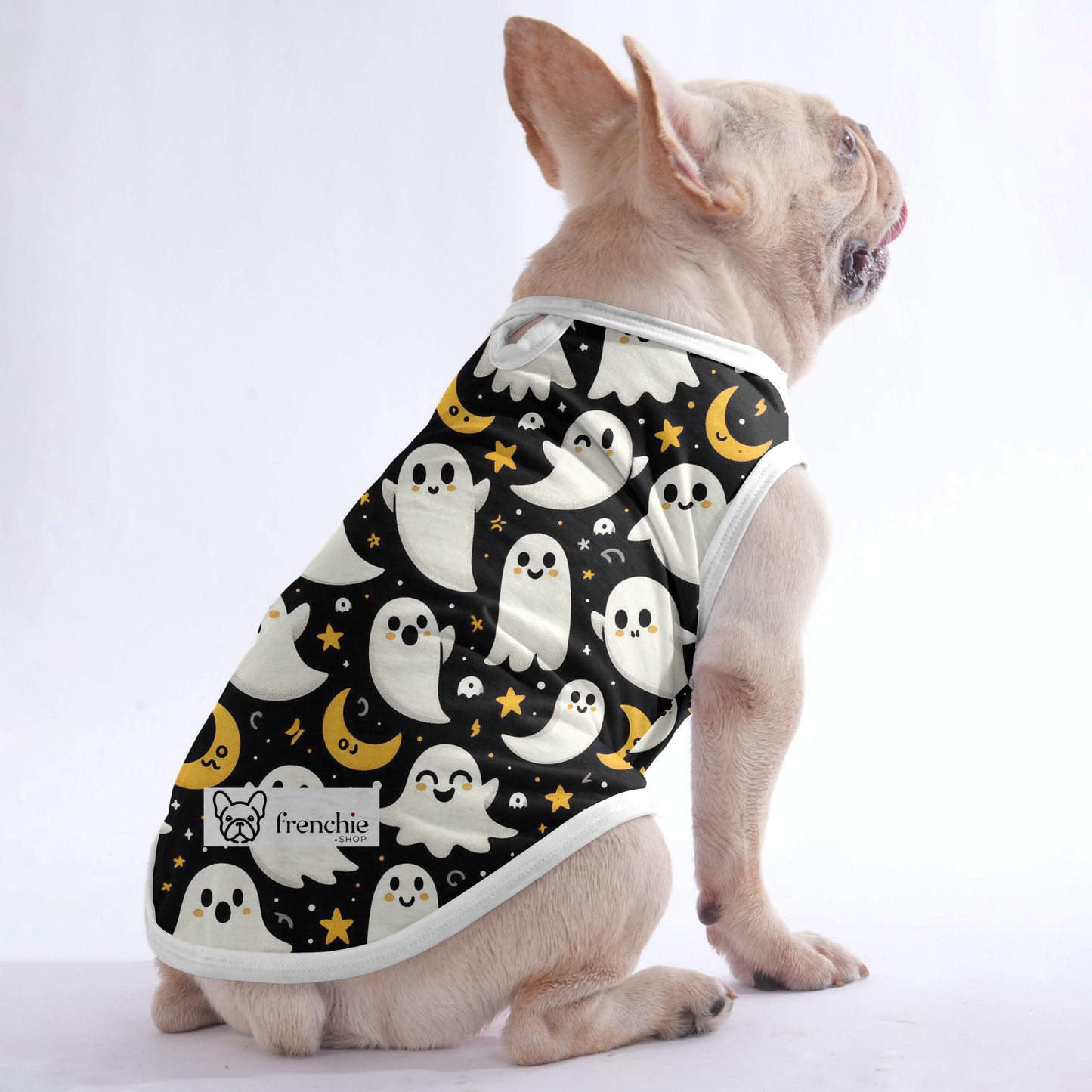 The ghost -  Shirt for Frenchies - Frenchie Shop Original