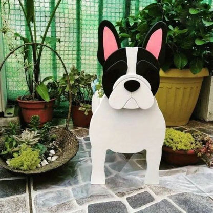 Frenchie-Shaped-Wooden-Plant-Pot-Whimsical-Garden-Decor-www.frenchie.shop