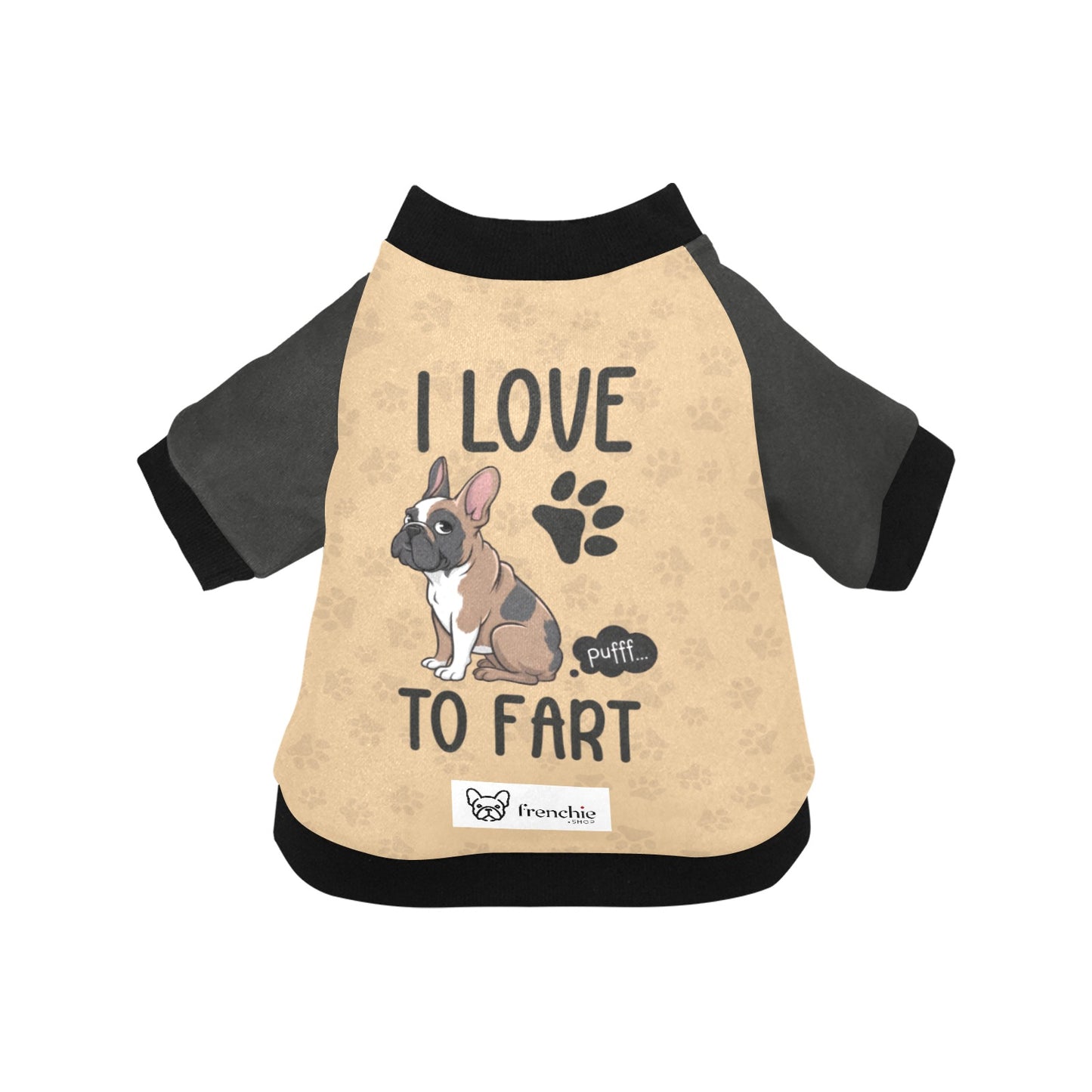 I love to fart  - Jacket for French bulldog