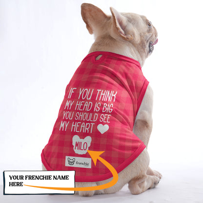 Personalized Shirt for Frenchies with Your Pup’s Name - Frenchie Shop Original