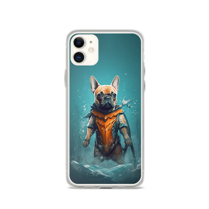 Frenchie Chic iPhone Case - Providing Elegant Protection with a Canine Twist