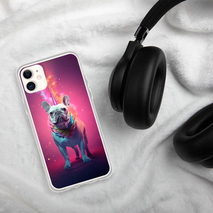 Unicorn Frenchie iPhone Case - A Magical and Enchanting Choice for Pet Lovers and Fantasy Admirers