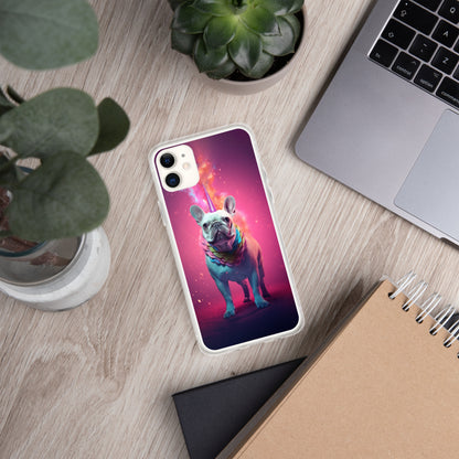 Unicorn Frenchie iPhone Case - A Magical and Enchanting Choice for Pet Lovers and Fantasy Admirers