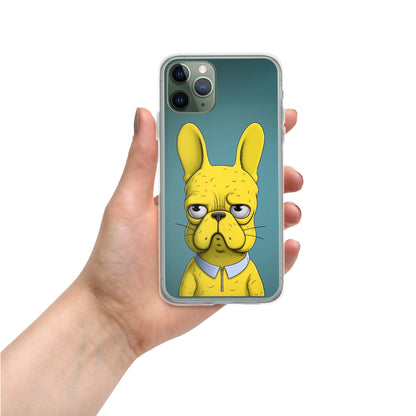 Yellow Frenchie iPhone Case