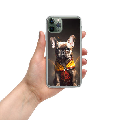 Sophisticated Frenchie Portrait iPhone Case - Top-notch Selection for Pooch Admirers