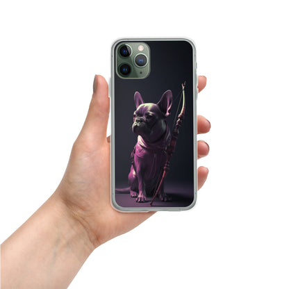 Frenchie Elegance iPhone Case - High-Quality Protection with a Touch of Style