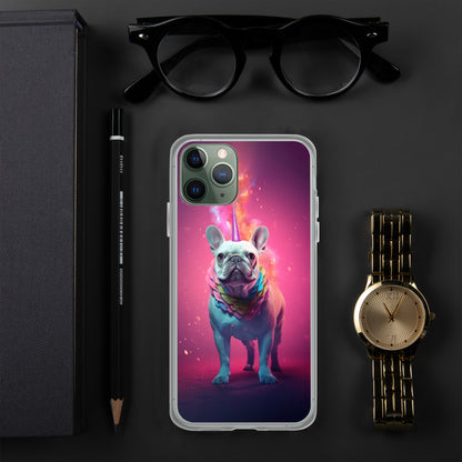 Unicorn Frenchie iPhone Case - A Magical and Enchanting Choice for Pet Lovers and Fantasy Admirers