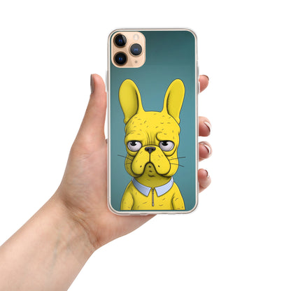 Yellow Frenchie iPhone Case