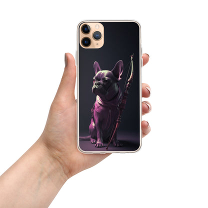 Frenchie Elegance iPhone Case - High-Quality Protection with a Touch of Style