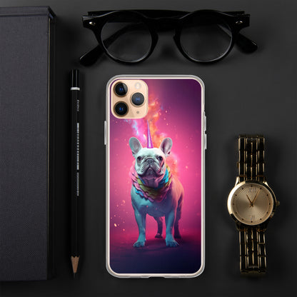 Unicorn Frenchie iPhone Case - A Magical and Enchanting Choice for Pet Lovers and Fantasy Admirers