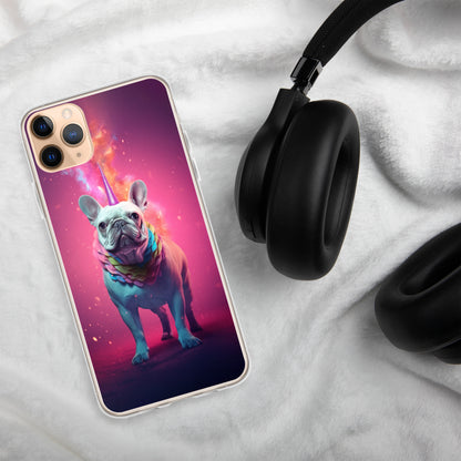 Unicorn Frenchie iPhone Case - A Magical and Enchanting Choice for Pet Lovers and Fantasy Admirers