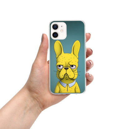 Yellow Frenchie iPhone Case