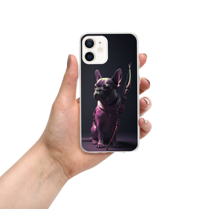 Frenchie Elegance iPhone Case - High-Quality Protection with a Touch of Style