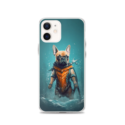 Frenchie Chic iPhone Case - Providing Elegant Protection with a Canine Twist