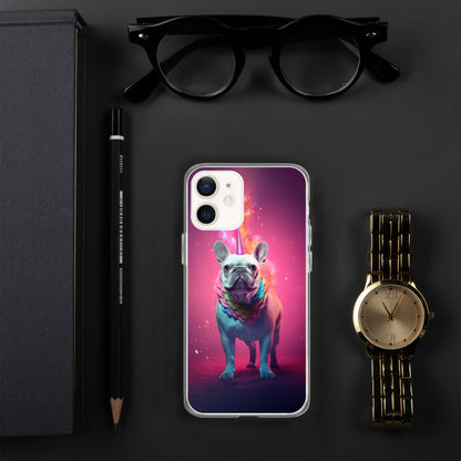 Unicorn Frenchie iPhone Case - A Magical and Enchanting Choice for Pet Lovers and Fantasy Admirers