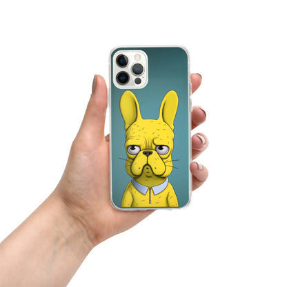 Yellow Frenchie iPhone Case