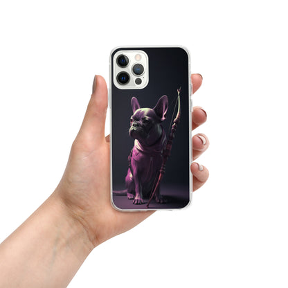 Frenchie Elegance iPhone Case - High-Quality Protection with a Touch of Style