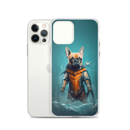 Frenchie Chic iPhone Case - Providing Elegant Protection with a Canine Twist