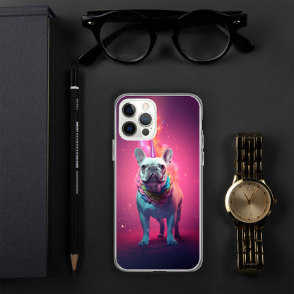 Unicorn Frenchie iPhone Case - A Magical and Enchanting Choice for Pet Lovers and Fantasy Admirers