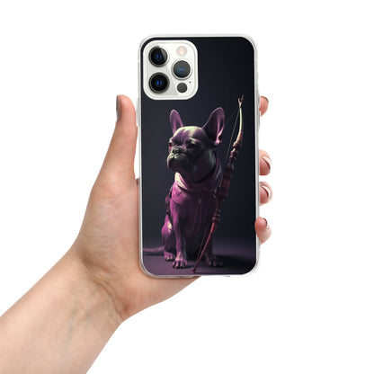 Frenchie Elegance iPhone Case - High-Quality Protection with a Touch of Style